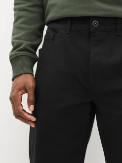 Effen zwart - Klassieke stretchy Jeans met relaxed fit