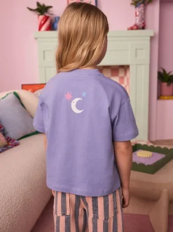 Eleanor Bowmer Blue Moon Child 100% katoenen T-shirt