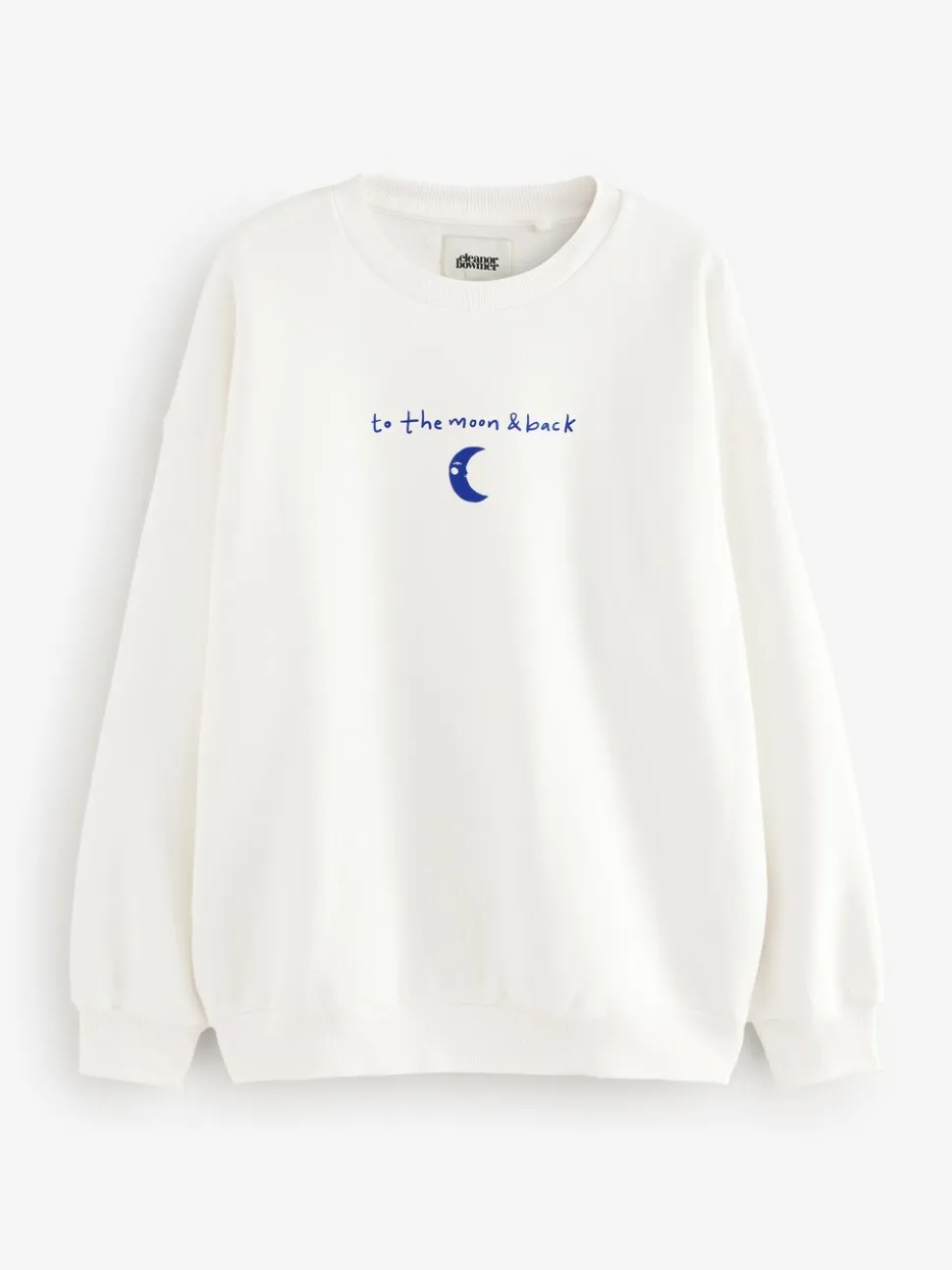 Eleanor Bowmer ecru sweatshirt met Mama Like No Other-print