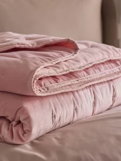Elsie Velvet Quilted Bedspread