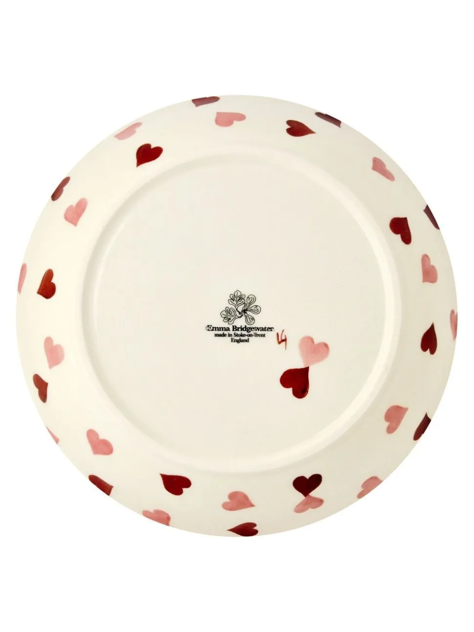 Emma Bridgewater - Middelgrote pastakom met roze hartjes