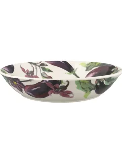 Emma Bridgewater Aubergine Flowers Medium Pasta Bowl