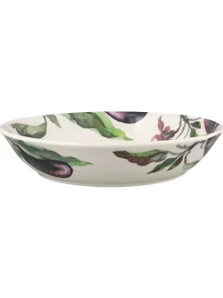 Emma Bridgewater Aubergine Flowers Medium Pasta Bowl