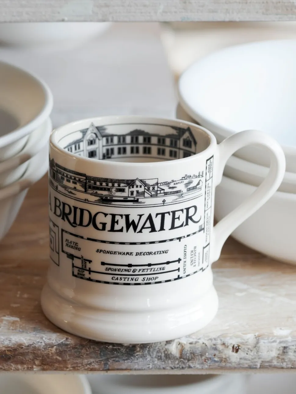 Emma Bridgewater Factory Plan 1/2 Pint Mug