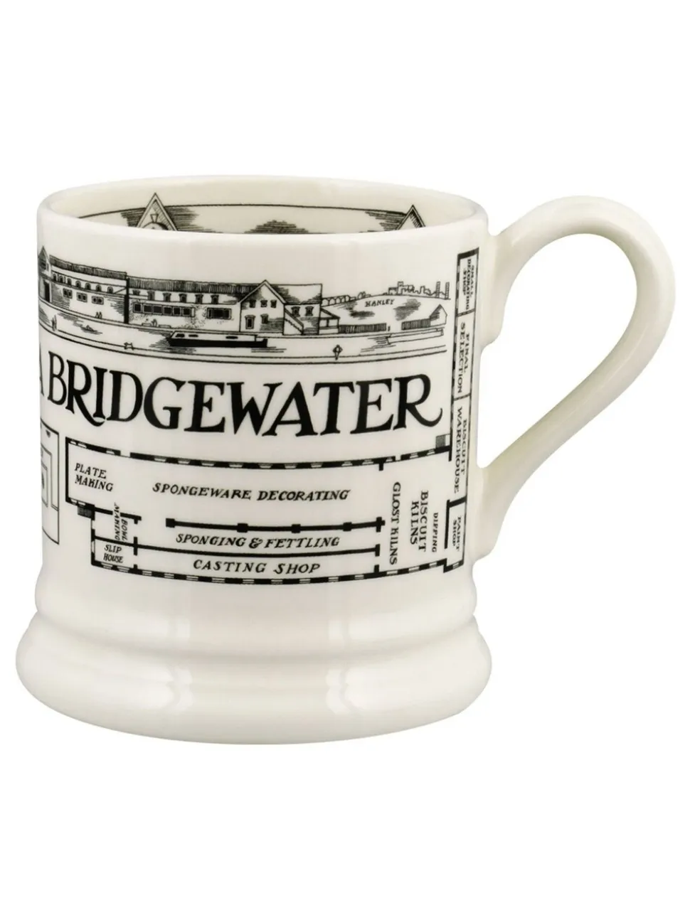 Emma Bridgewater Factory Plan 1/2 Pint Mug