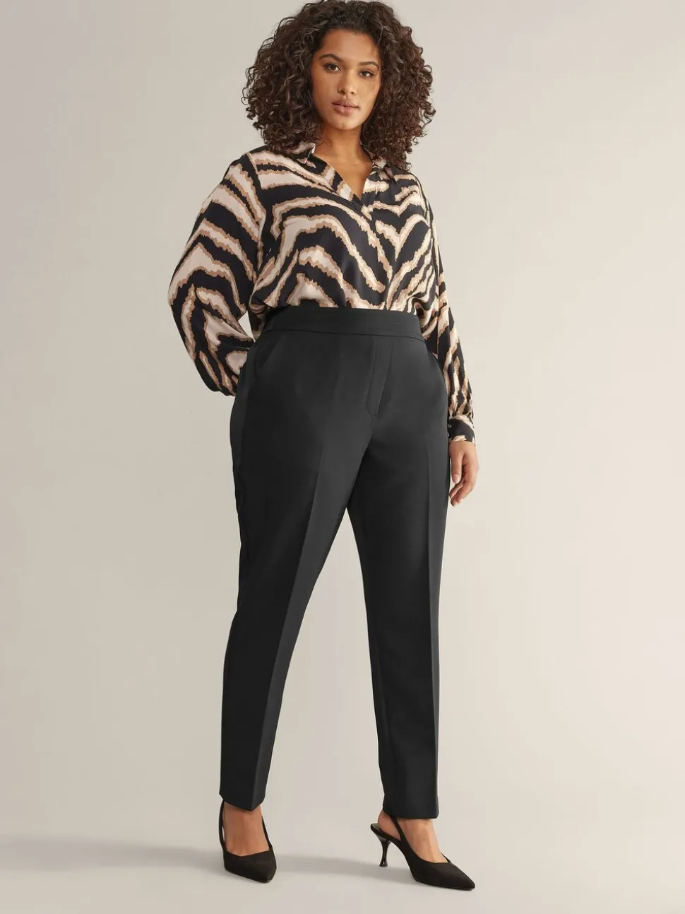Evans Curve Tapered Trousers