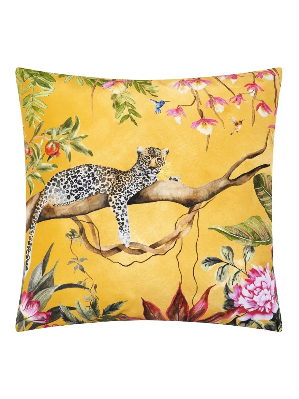 Evans Lichfield kussen met luipaardprint en polyester vulling voor buiten