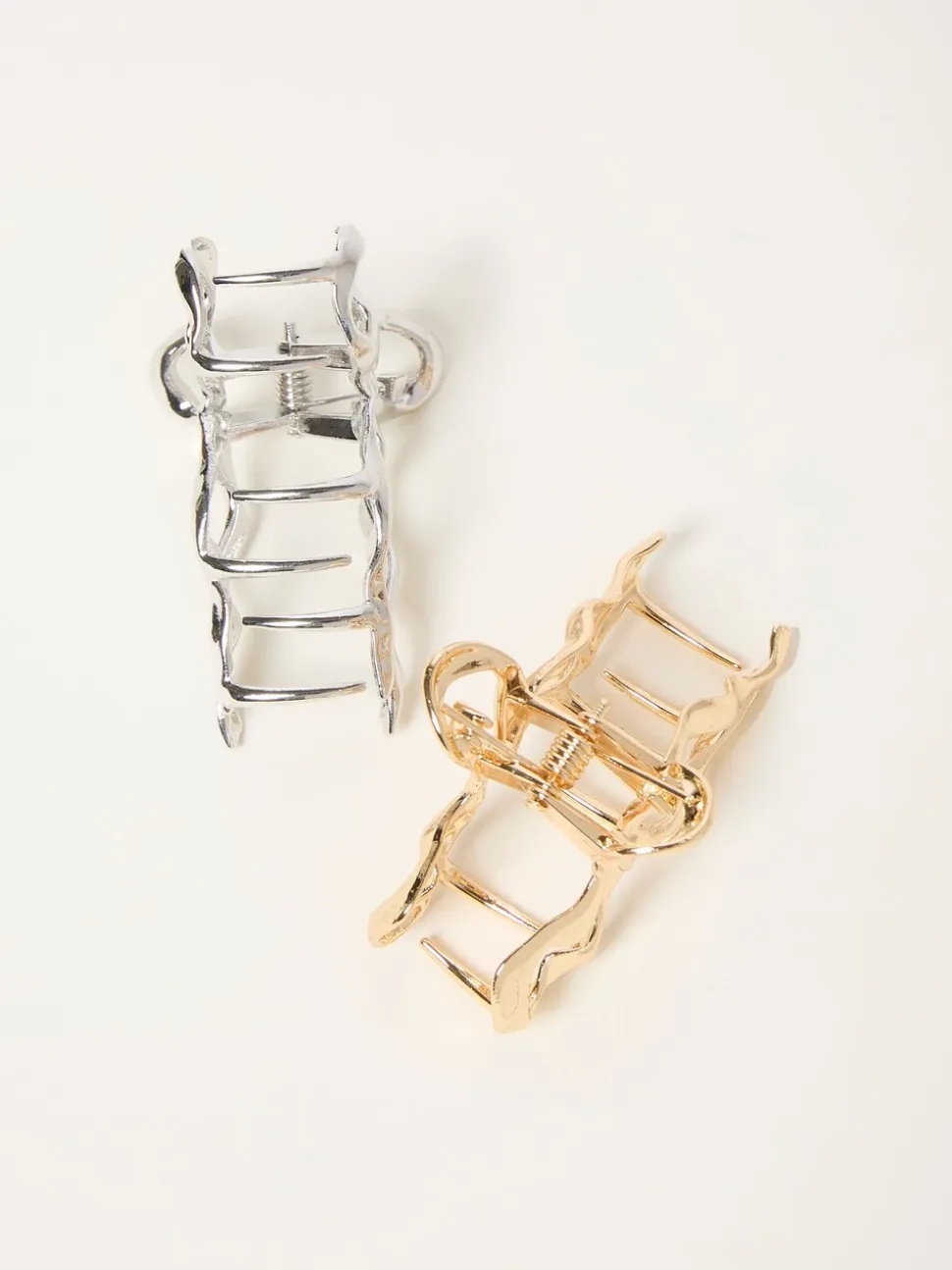 FatFace 2 -pack metalen klauwclips met strik