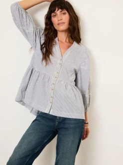 FatFace Embroidered Blouse