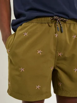FatFace Embroidered Starfish Swim Shorts