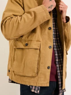 FatFace Garment Dye Worker 100% katoenen jas