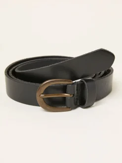 FatFace leren riem met hartvormige studs