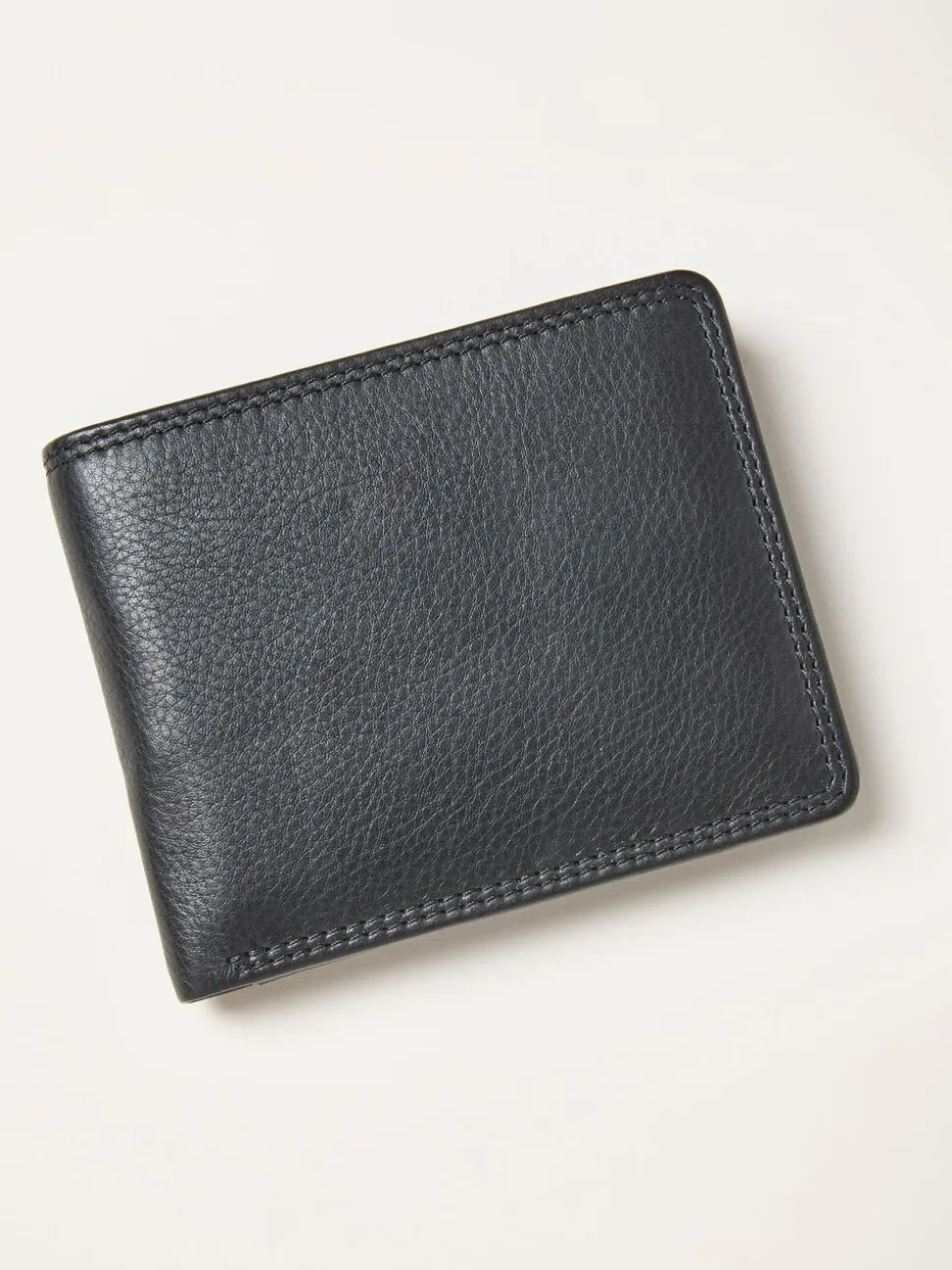 FatFace Twin Stitch Leather Wallet