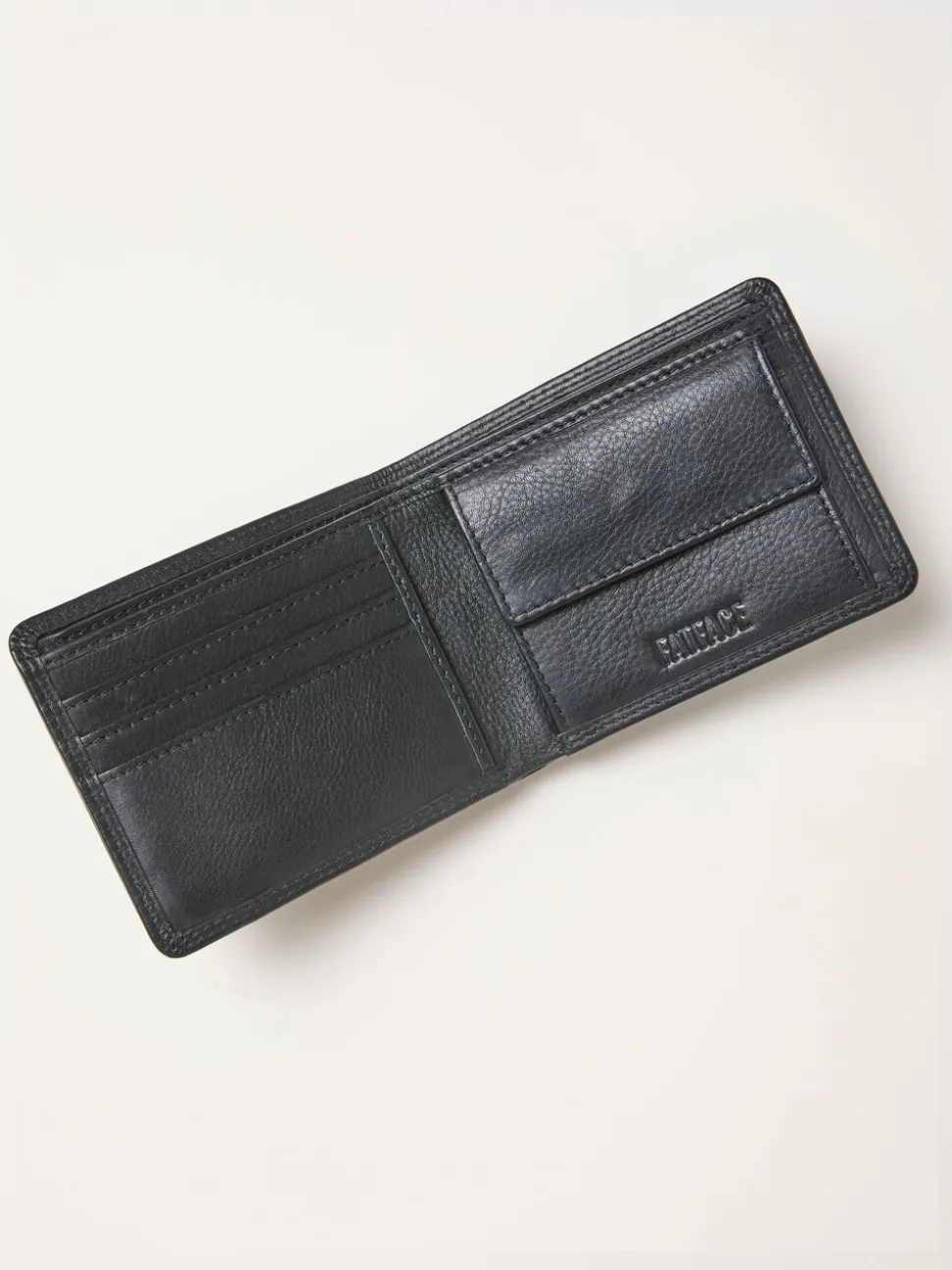 FatFace Twin Stitch Leather Wallet
