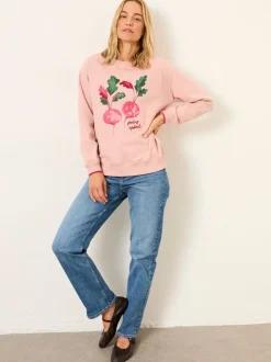FatFace Upbeet Graphic Crew Sweat