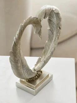 Feather Heart Ornament
