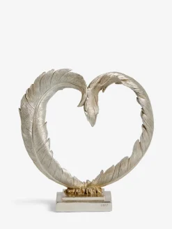Feather Heart Ornament