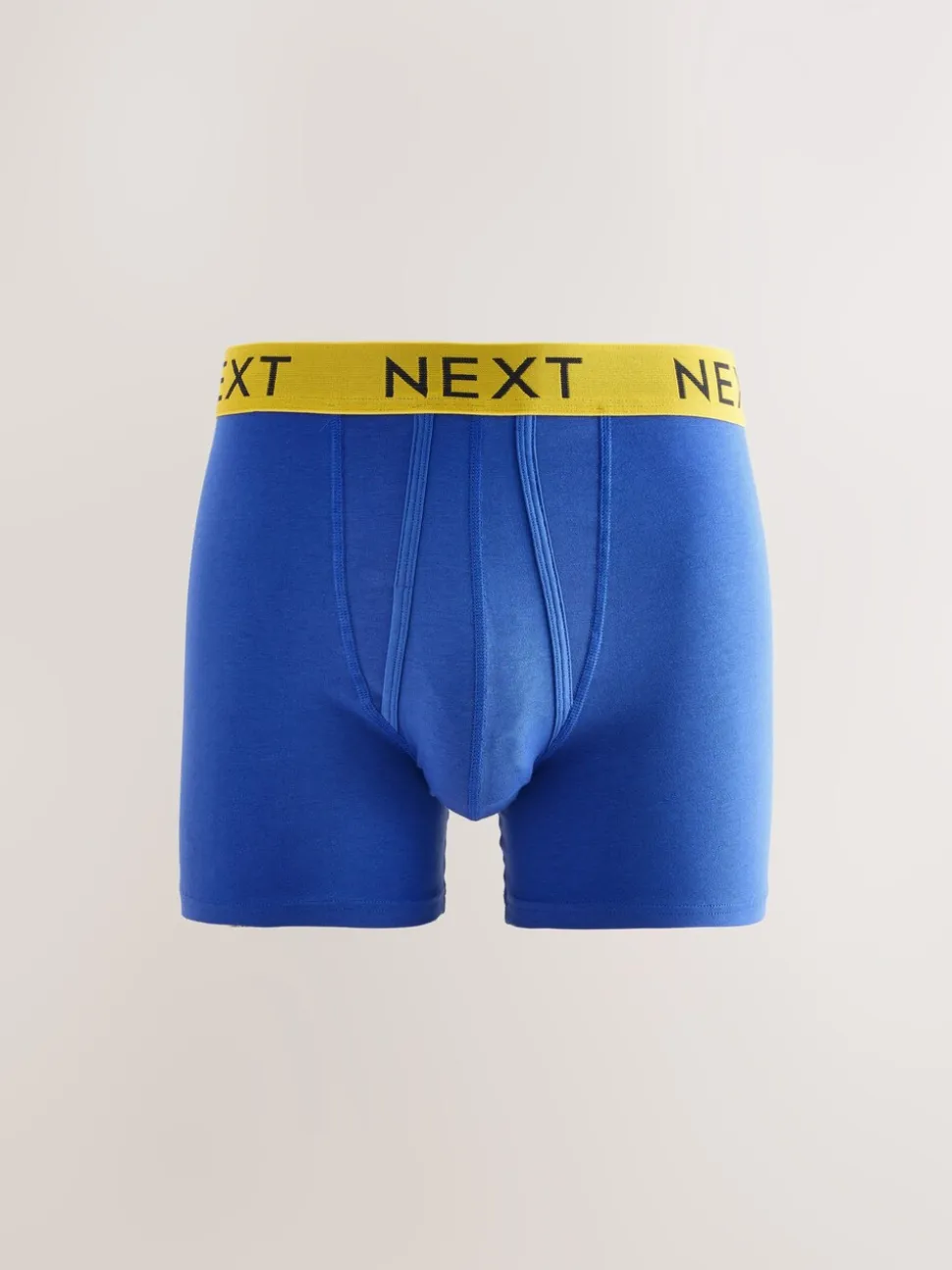 Felblauw/Oranje stip - Verpakking van 10 - Boxershorts met A-voorkant