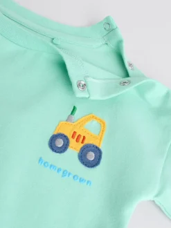 Felgekleurd met boerderijprint - Tops en Leggings 6 -delige babyset (0mnd-3jr)