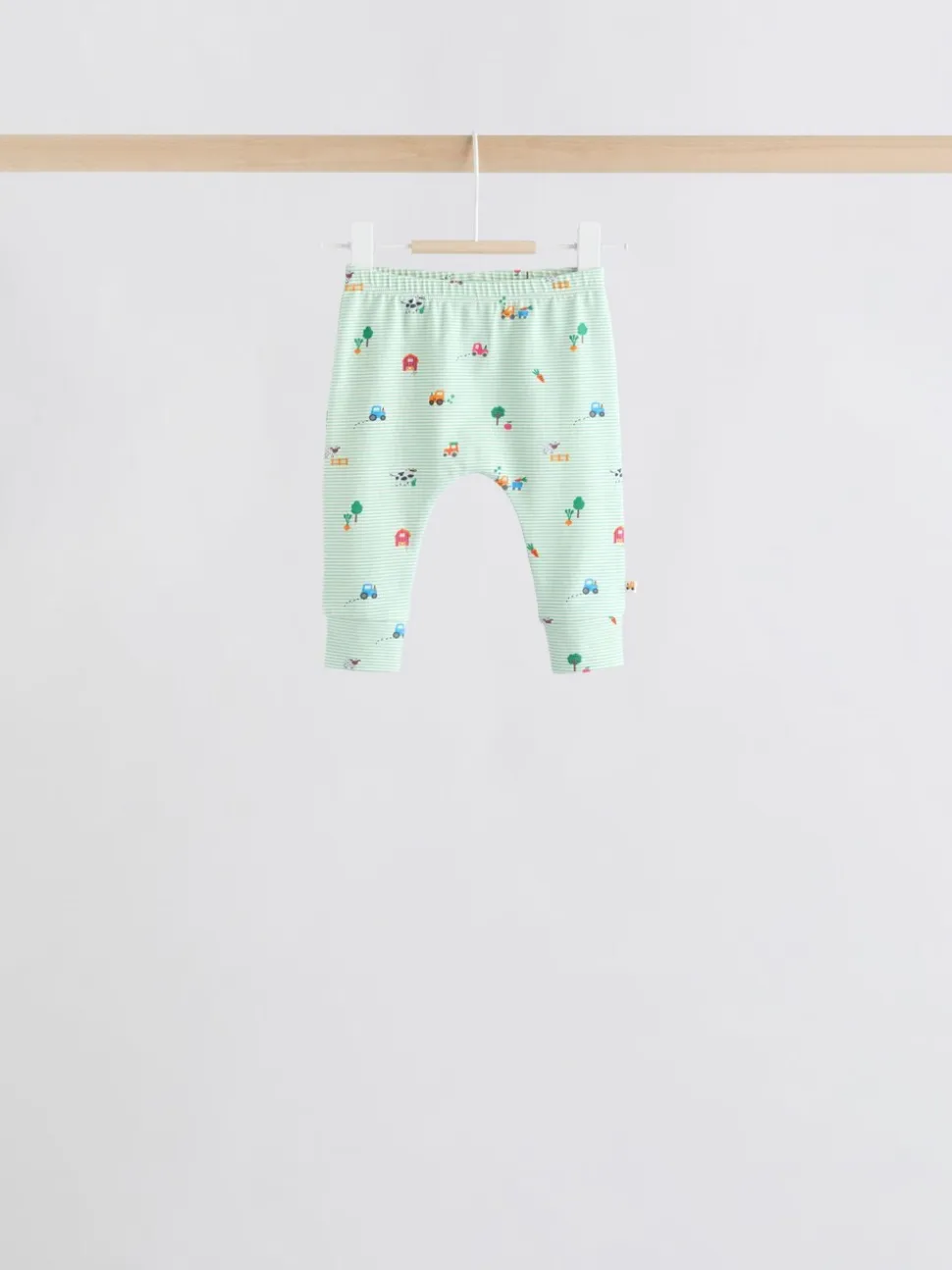 Felgekleurd met boerderijprint - Tops en Leggings 6 -delige babyset (0mnd-3jr)