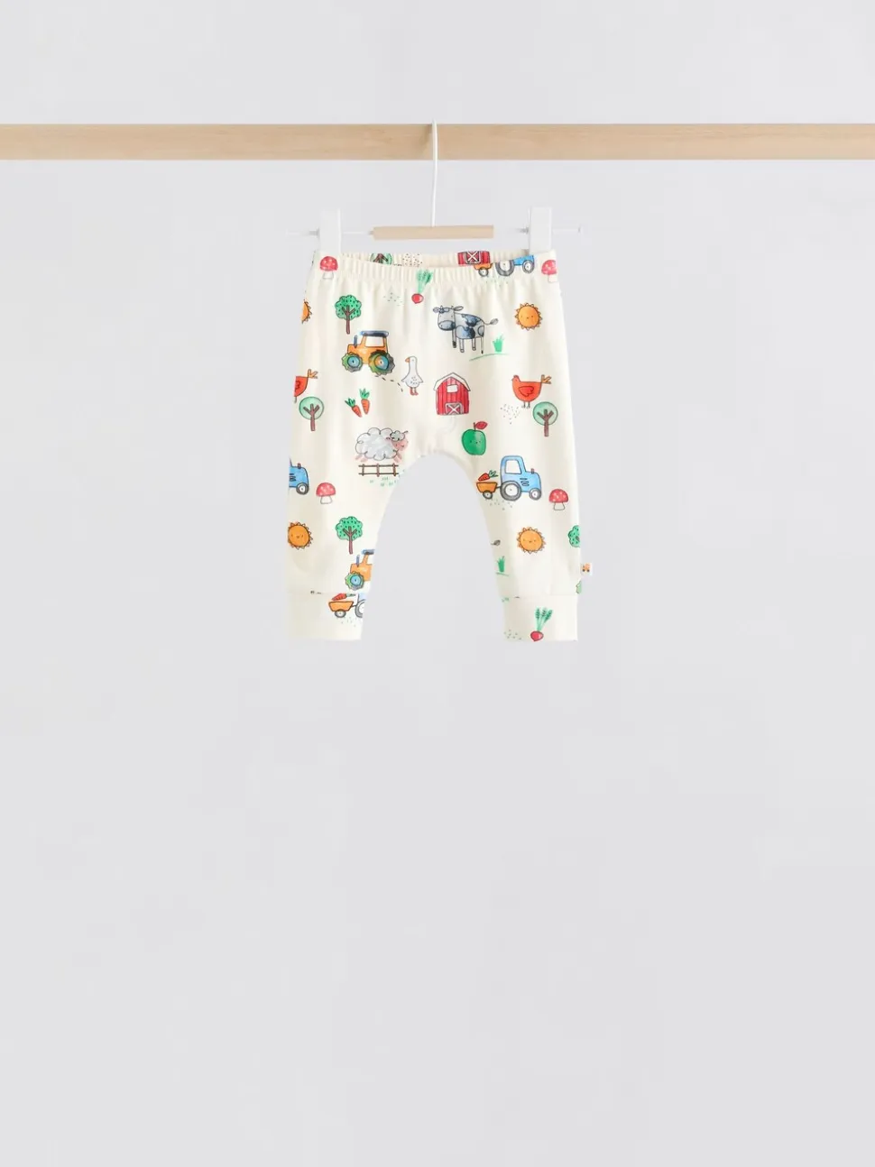 Felgekleurd met boerderijprint - Tops en Leggings 6 -delige babyset (0mnd-3jr)