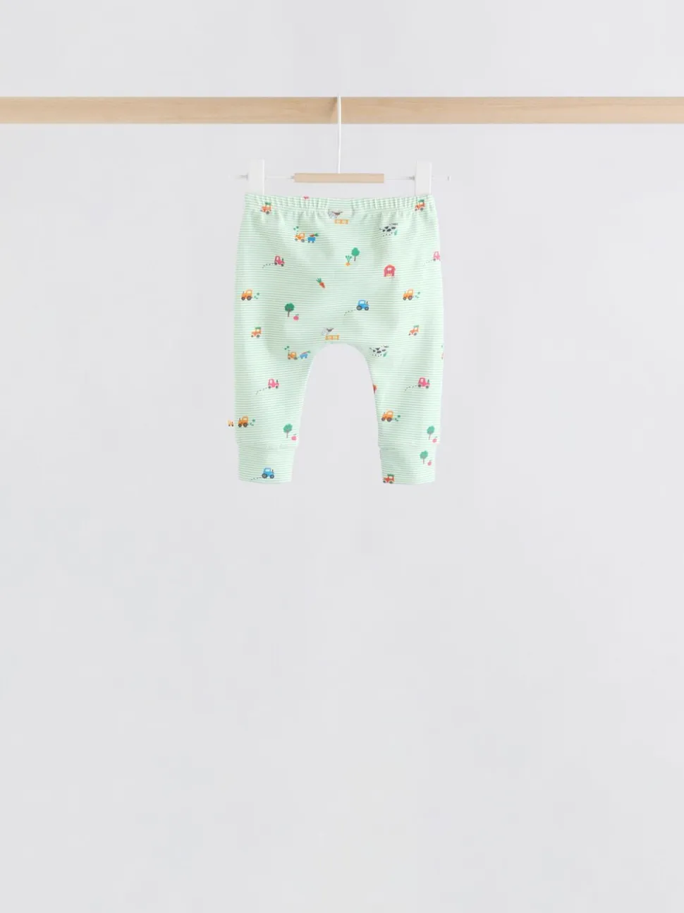 Felgekleurd met boerderijprint - Tops en Leggings 6 -delige babyset (0mnd-3jr)
