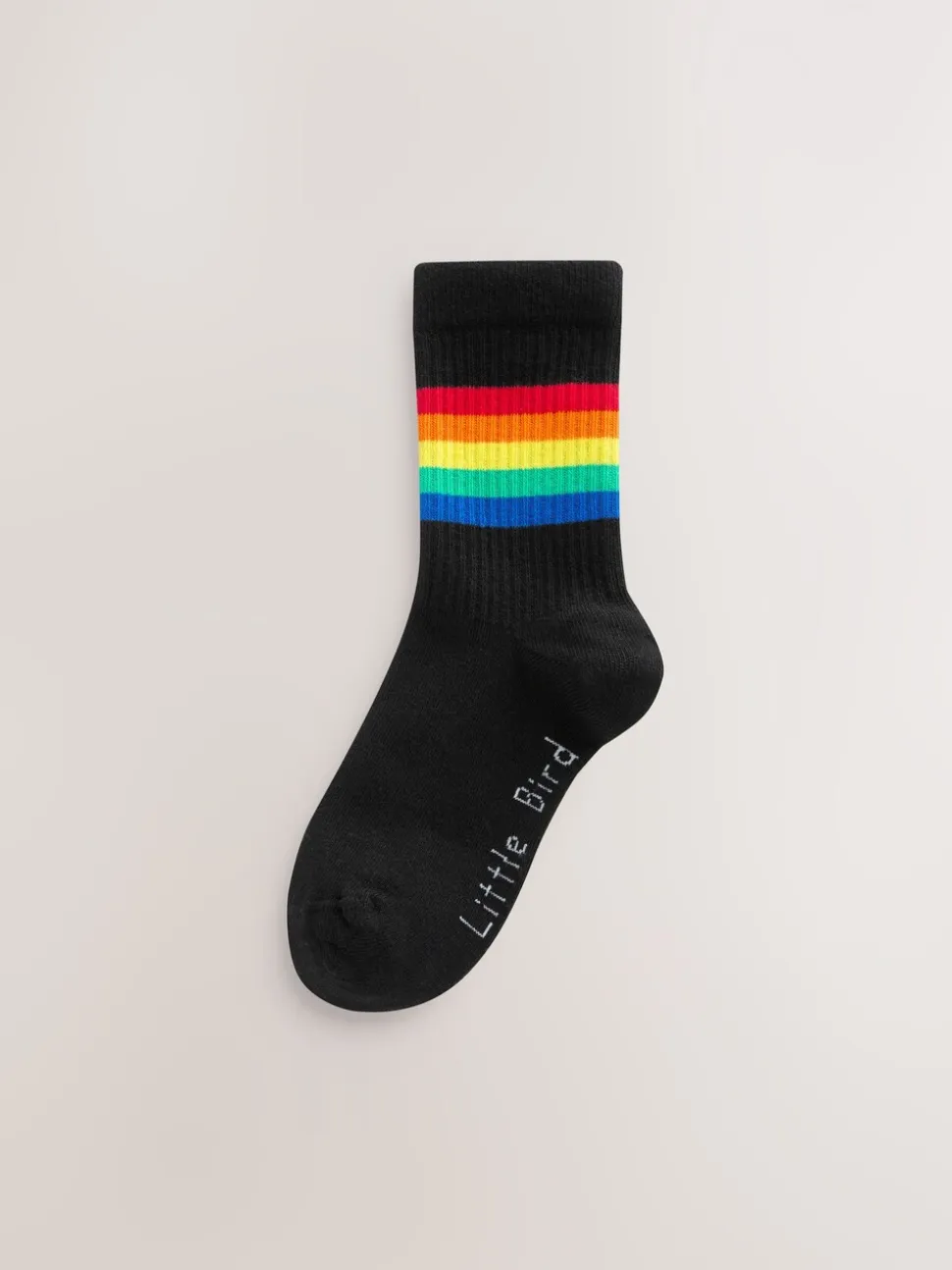 Felle regenboogkleuren - Little Bird by Jools Oliver set van 3 paar tubesokken met strepen