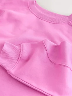 Felroze - Relaxed Fit Heavyweight Longline Crew Neck Sweatshirt