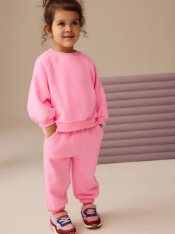 Felroze - Sweatjoggingbroek (3 mnd-7 jr)