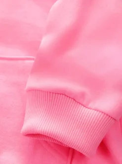 Felroze - Sweatshirt met kwartrits (3mnd -7jr)