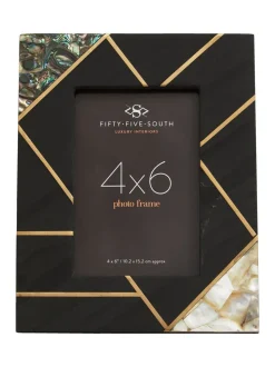 Fifty Five South Oriana Slate Frame with Mother of Pearl Inlays