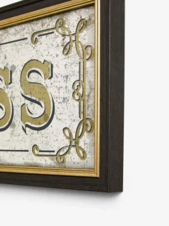 First Glass Mirror Slogan Wall Art
