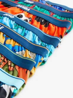 Fleurig met dieren - Set van 7 katoenen slips (1,5-10jr)