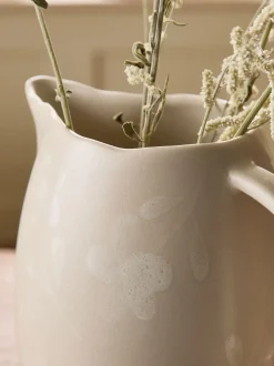 Floral Ceramic Jug Vase