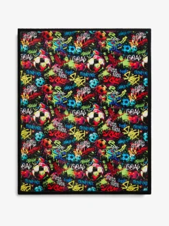 Football Fleece Throw