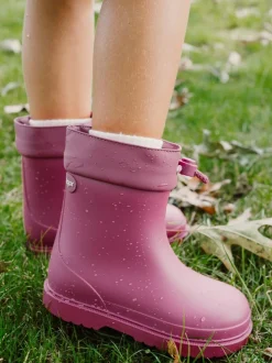 Framboosroze - Igor waterdichte Bimbi Euri enkellange regenlaarzen