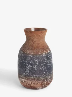 French Connection Rust Effect Vase