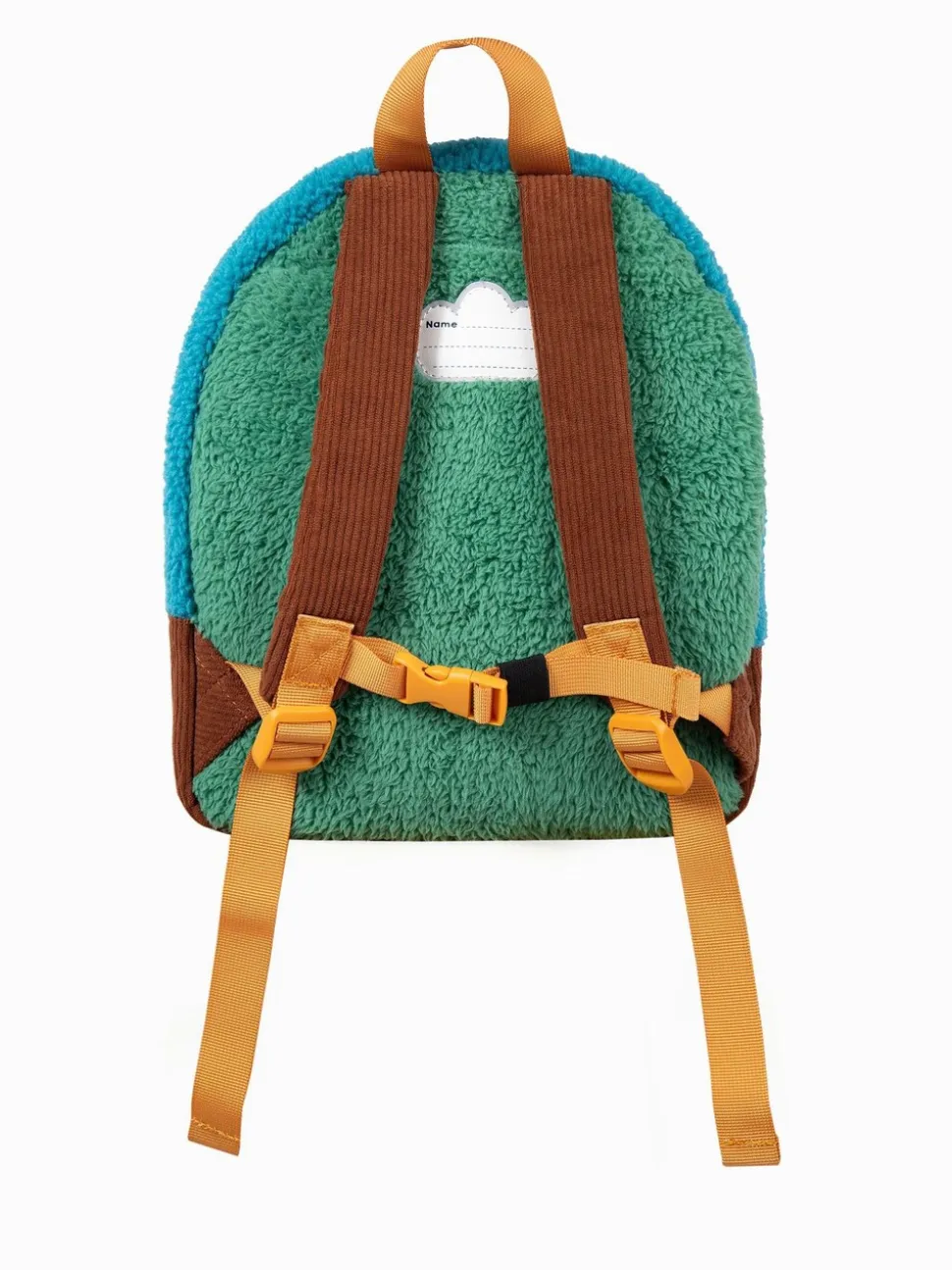 Frugi Fleece Character Brown Backpack