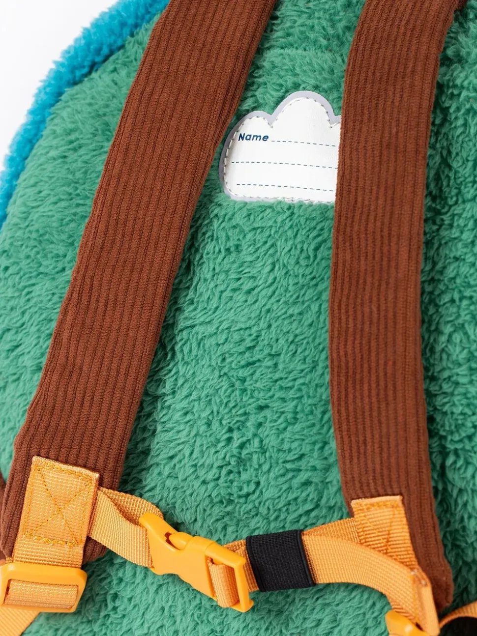 Frugi Fleece Character Brown Backpack