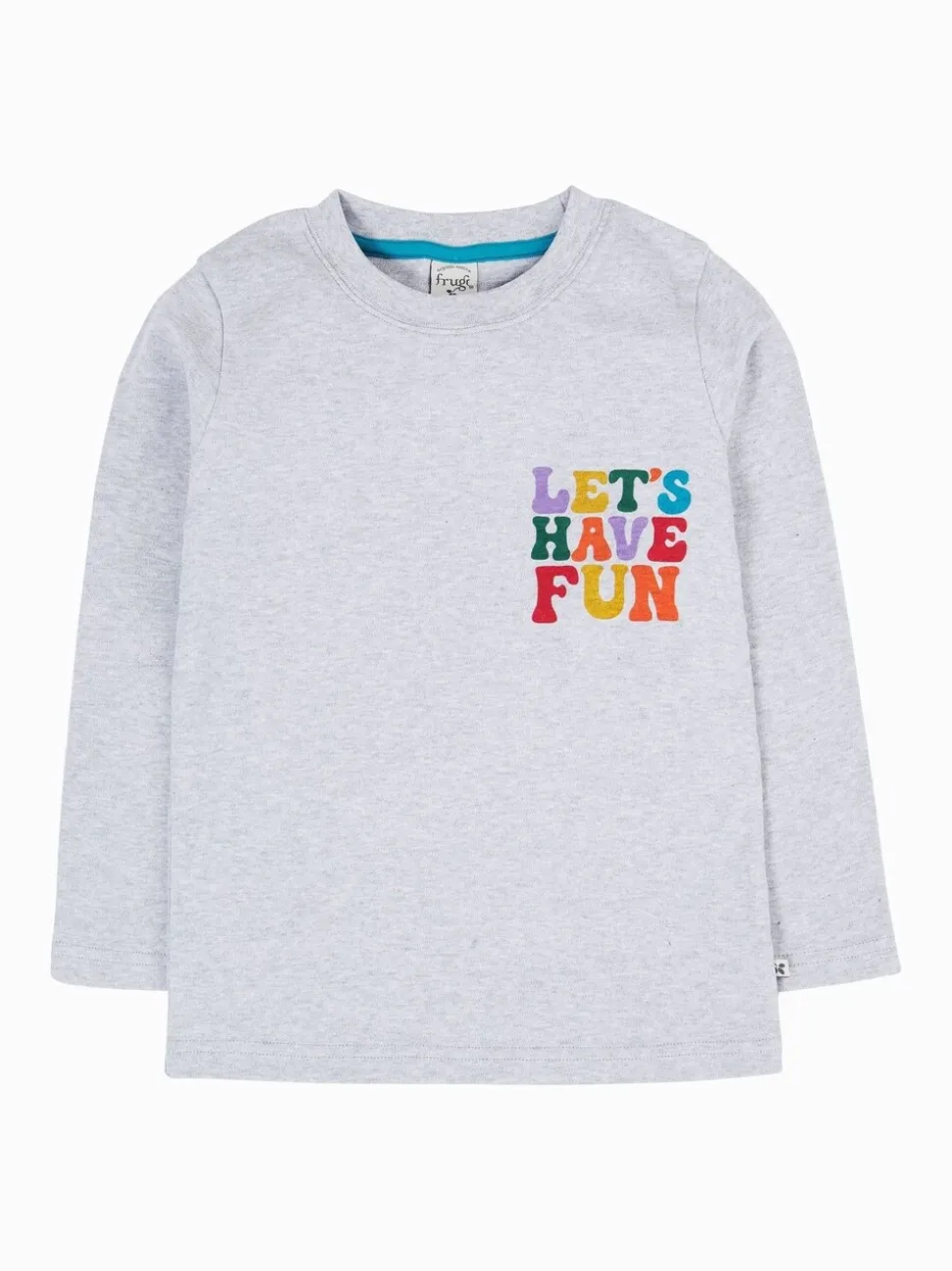 Frugi Grey Adventure Printed Top