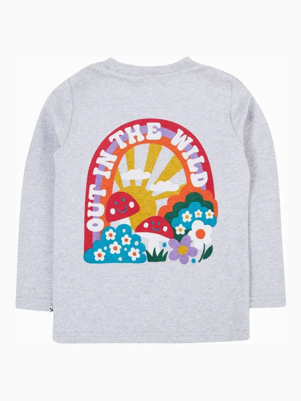 Frugi Grey Adventure Printed Top