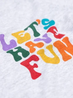Frugi Grey Adventure Printed Top