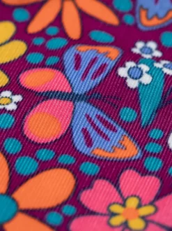 Frugi Purple Elspeth Printed Dungaree