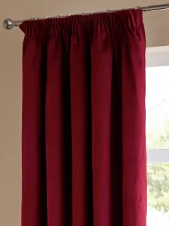 Furn The Ultimate Velvet 100 Blackout Thermal Pencil Pleat Curtains