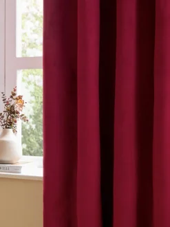Furn The Ultimate Velvet 100 Blackout Thermal Pencil Pleat Curtains