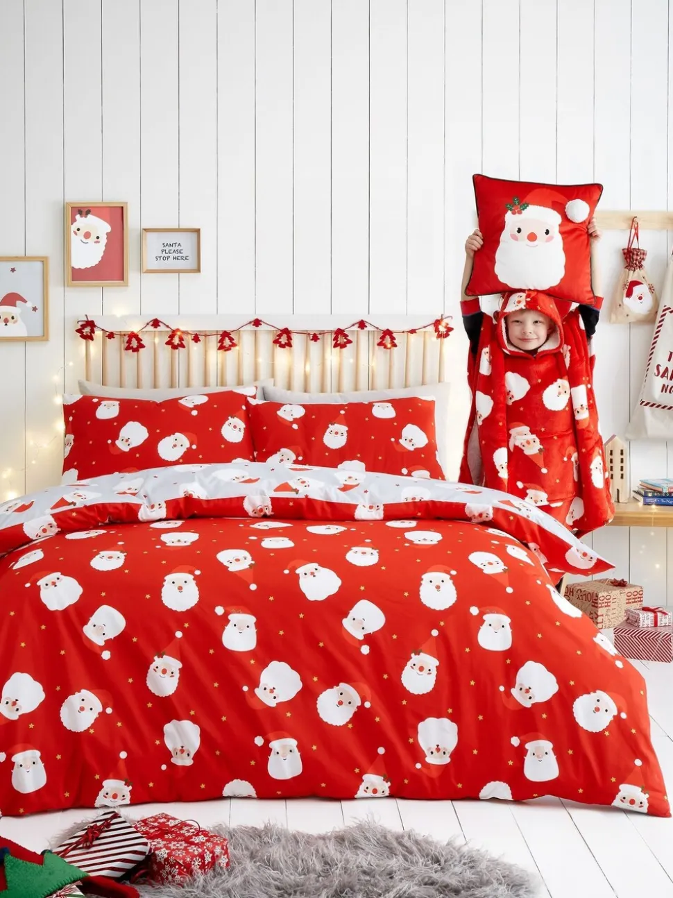 Fusion Easycare Kerstmis Dekbedovertrek Set