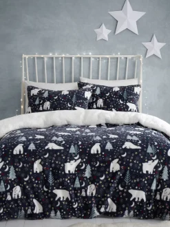 Fusion Plush Christmas Duvet Cover Set