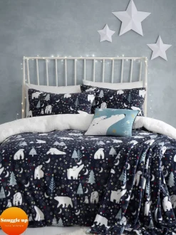 Fusion Plush Christmas Duvet Cover Set