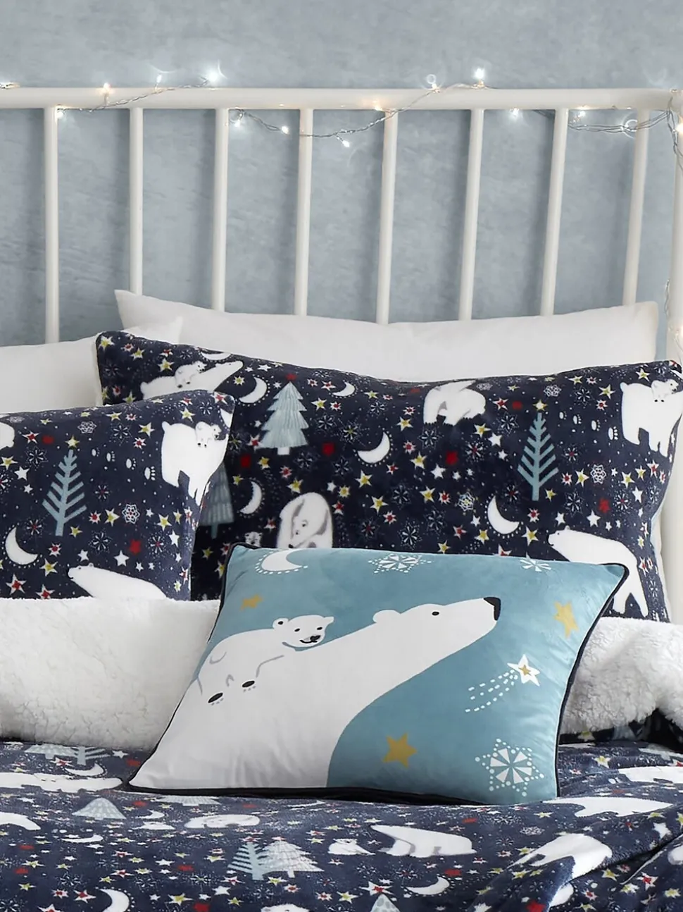 Fusion Plush Christmas Duvet Cover Set