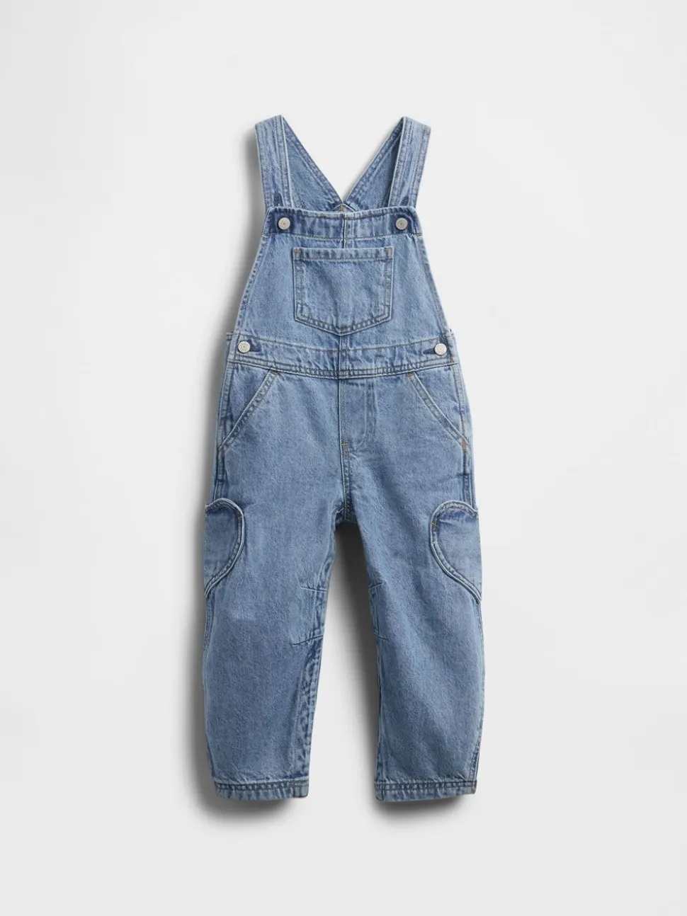 Gap Heart Pocket Horseshoe Dungarees (6mths-5yrs)